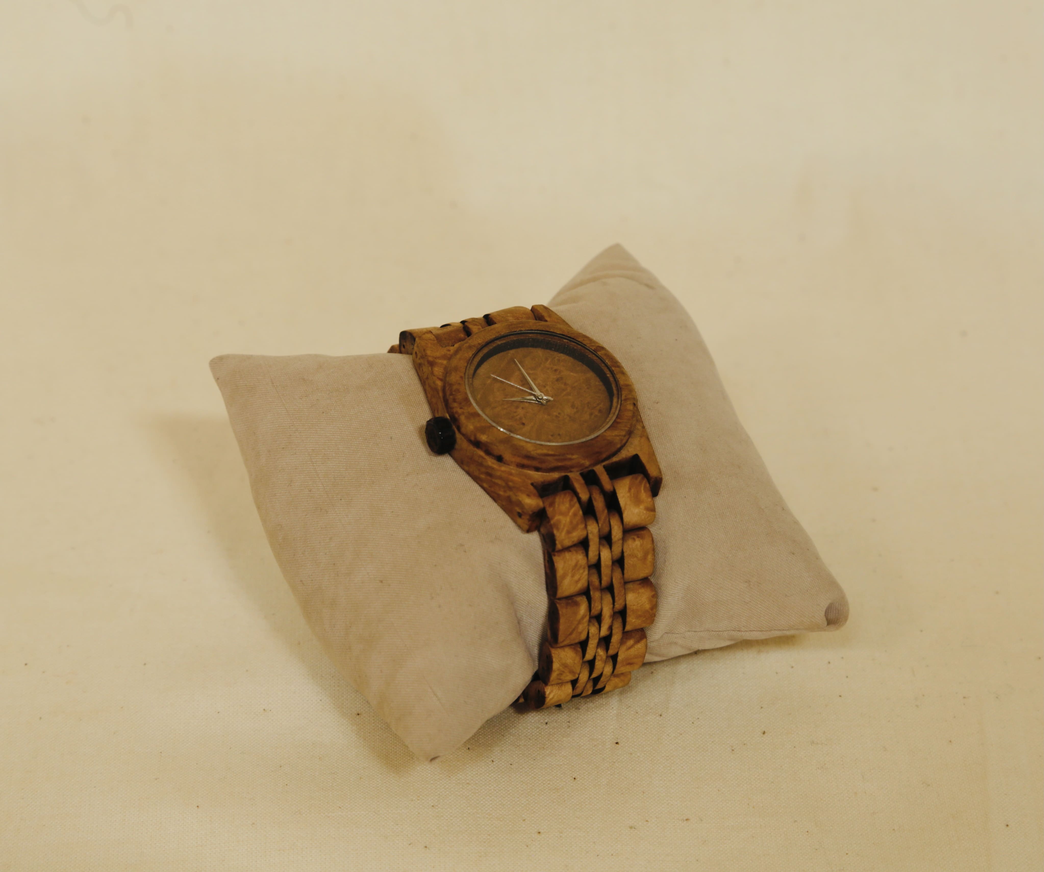 Handcrafted wooden watch