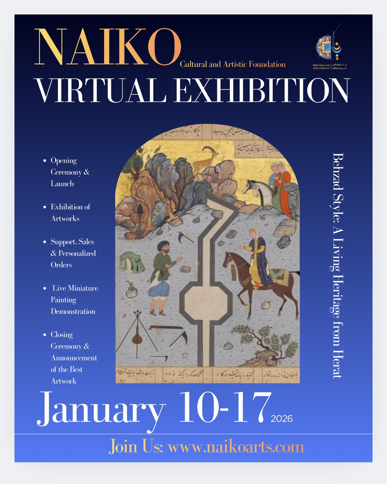 Naiko Online Exhibition: Behzad Style – A Living Afghan Heritage